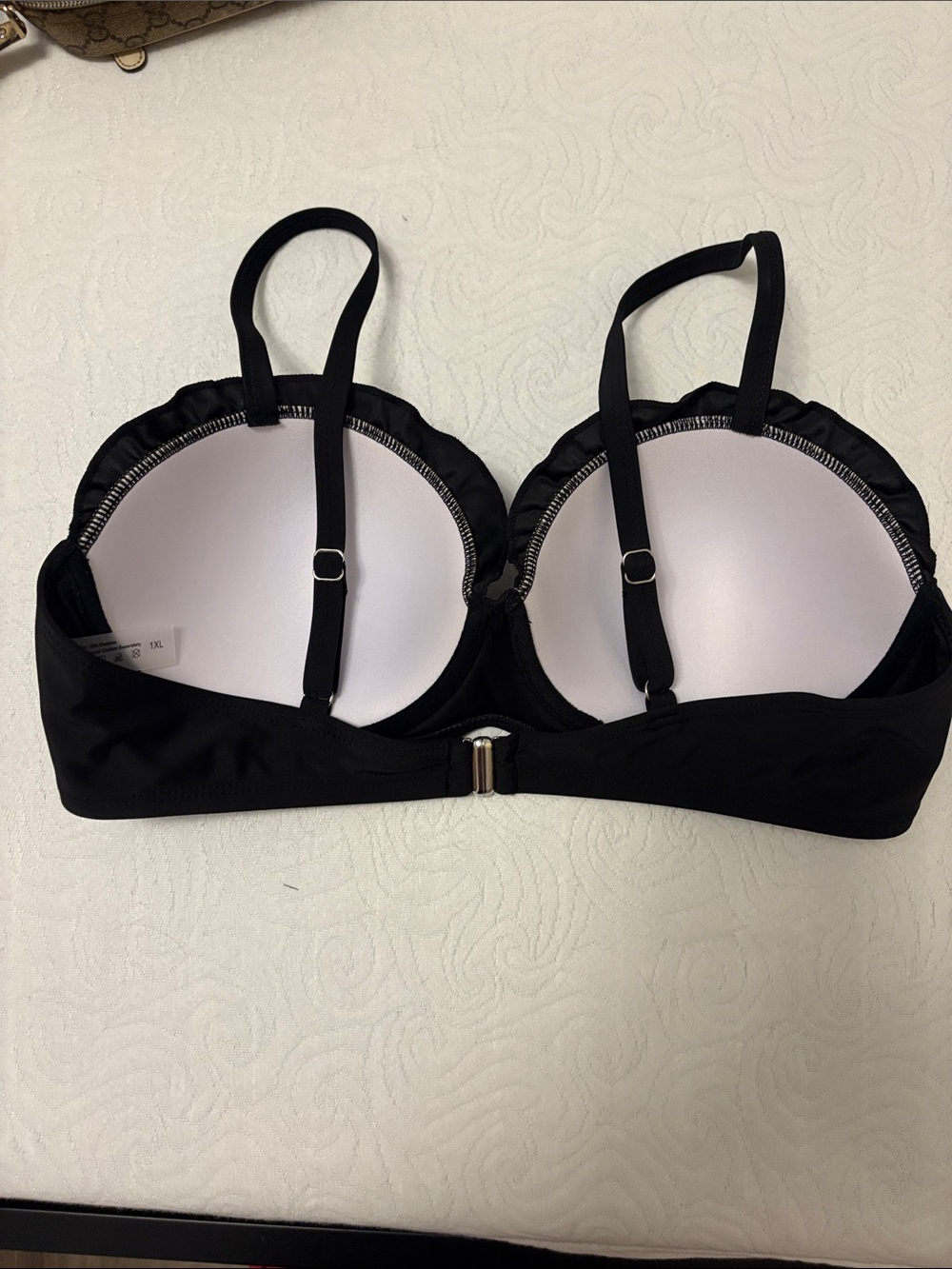 Black Ruffle Bikini Too - Picture 2 of 2